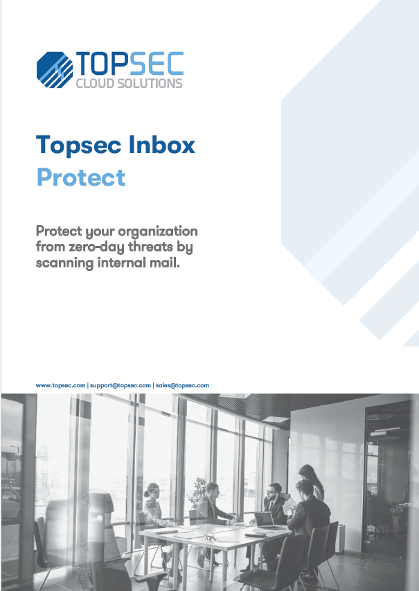 Inbox protect brochure page