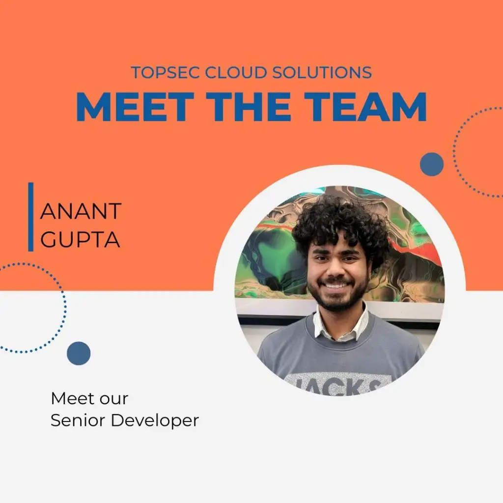 Meet the team- Anant Gupta